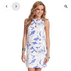 Island Company Nathalie Castaway Shift Dress in Blue NWT Size M